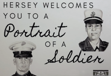 John Hersey High School Hosts Portrait of a Soldier Exhibit Honoring Fallen Heroes
