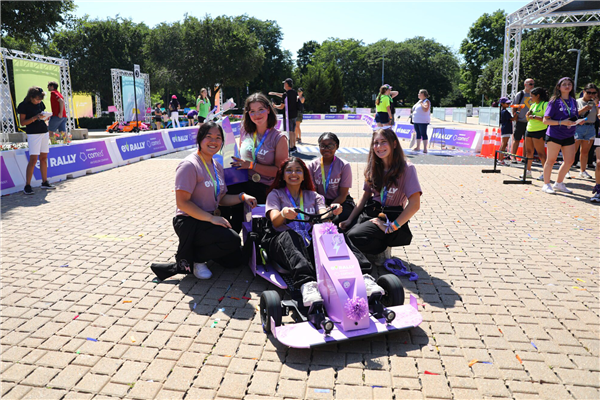 Hersey student wins ComEd EV Rally race in Chicago