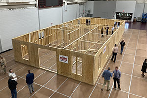 District 214 Students Build a Community Center for Veterans