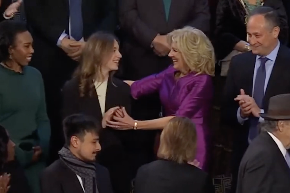 Kate Foley and First Lady Jill Biden