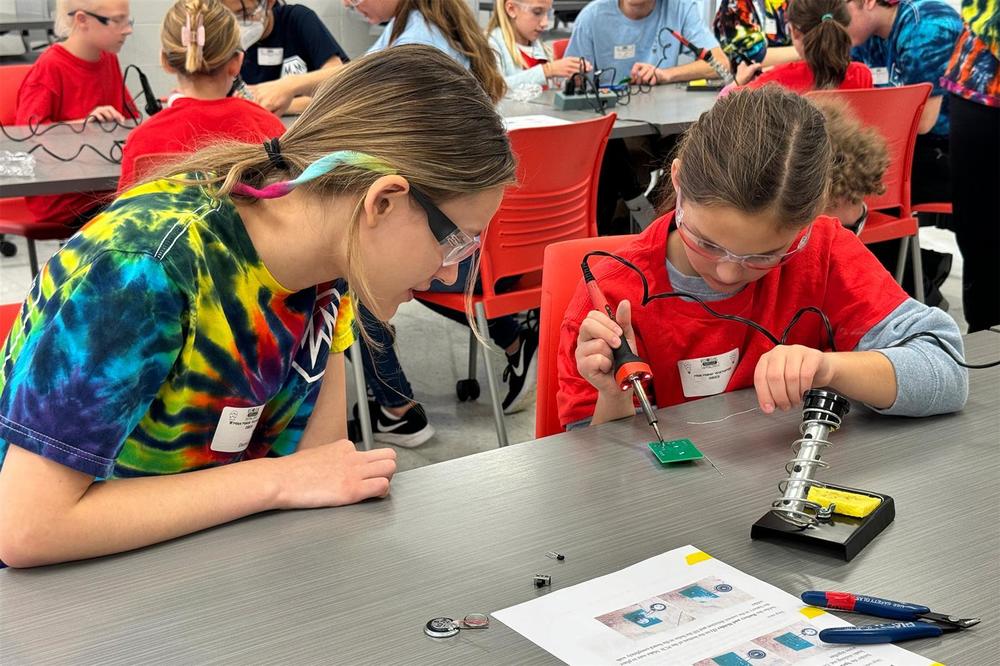 Launching marshmallows and STEM careers for girls