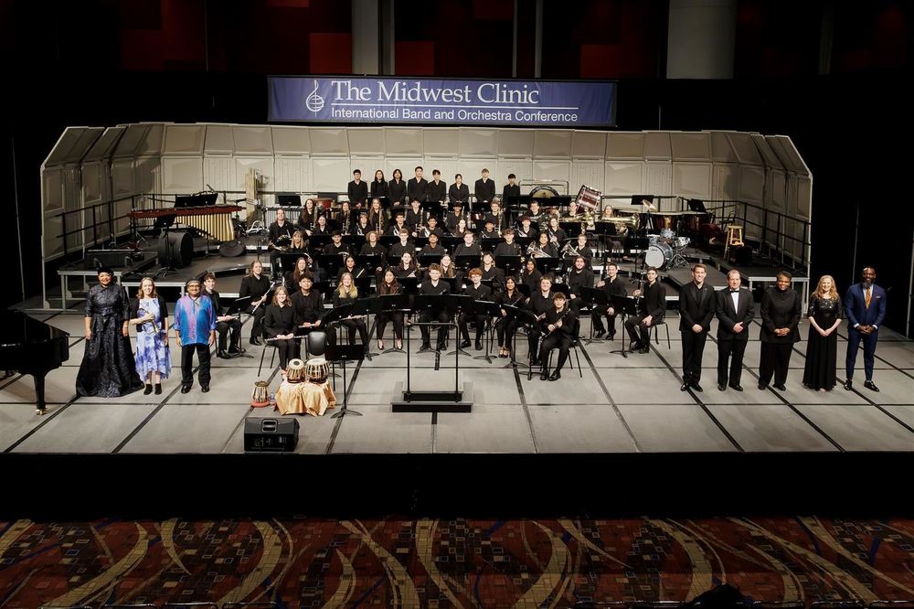 Hersey ensemble scales the heights at ‘Super Bowl’ for high school bands
