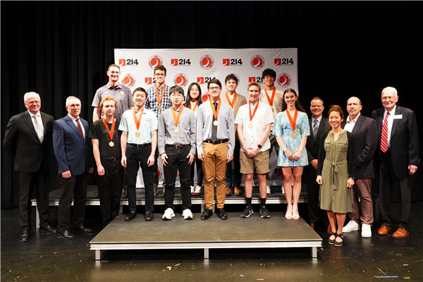 This year's National Merit Finalists were recognized at the Board of Education meeting on April 13, 2023.