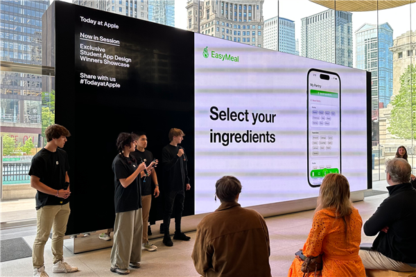 Students show off tech skills at flagship Apple Store