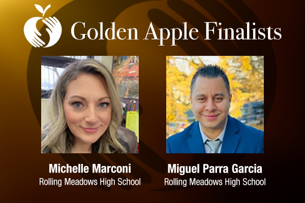 Goldne Apple Finalist Michelle Marconi and Miguel Parra Garcia