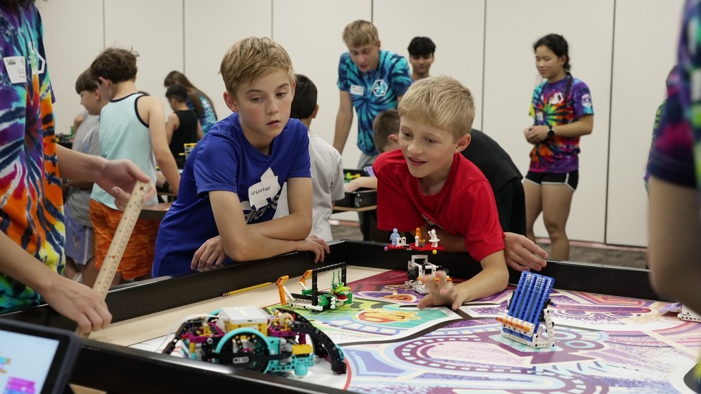 LEGO Camp fun in full swing! WildStang students 