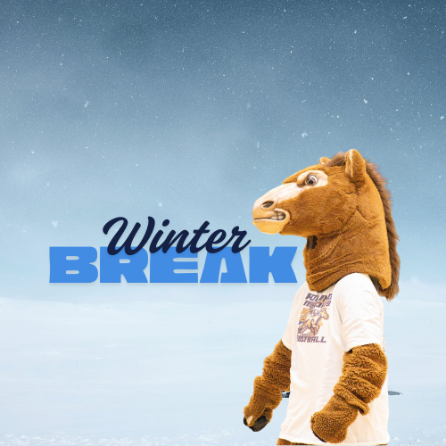 Bigger Milo in winter scene