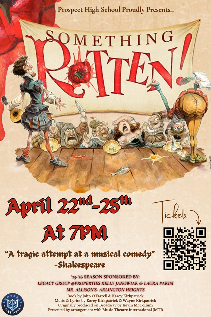 Something Rotten! Musical this weekend!