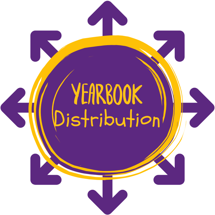 Yearbook distribution logo
