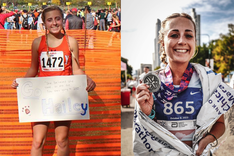 Hersey High School graduate Hailey Bowes qualified for the U.S. Olympic trials after competing in only her second marathon.