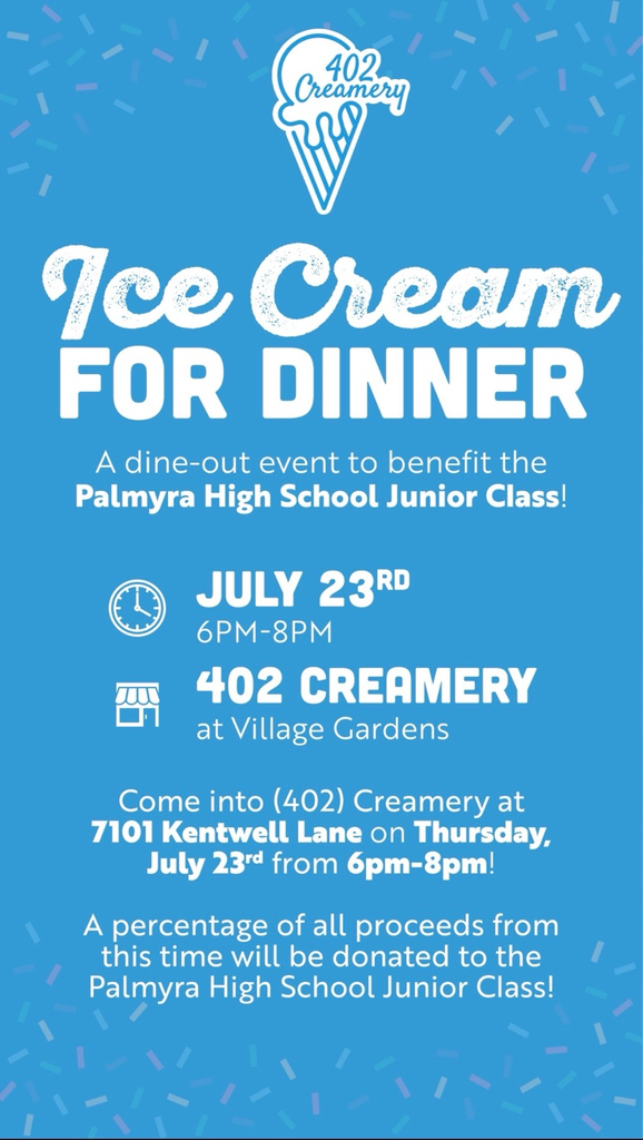 ice cream for dinner flyer