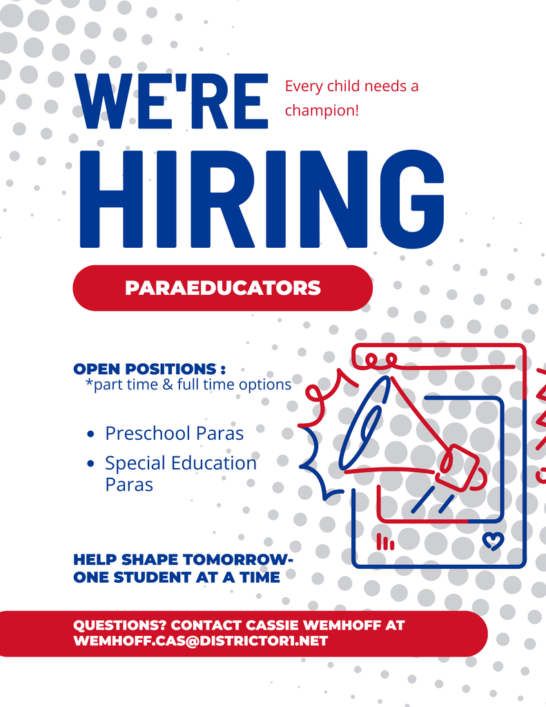 Hiring Graphic for Paras
