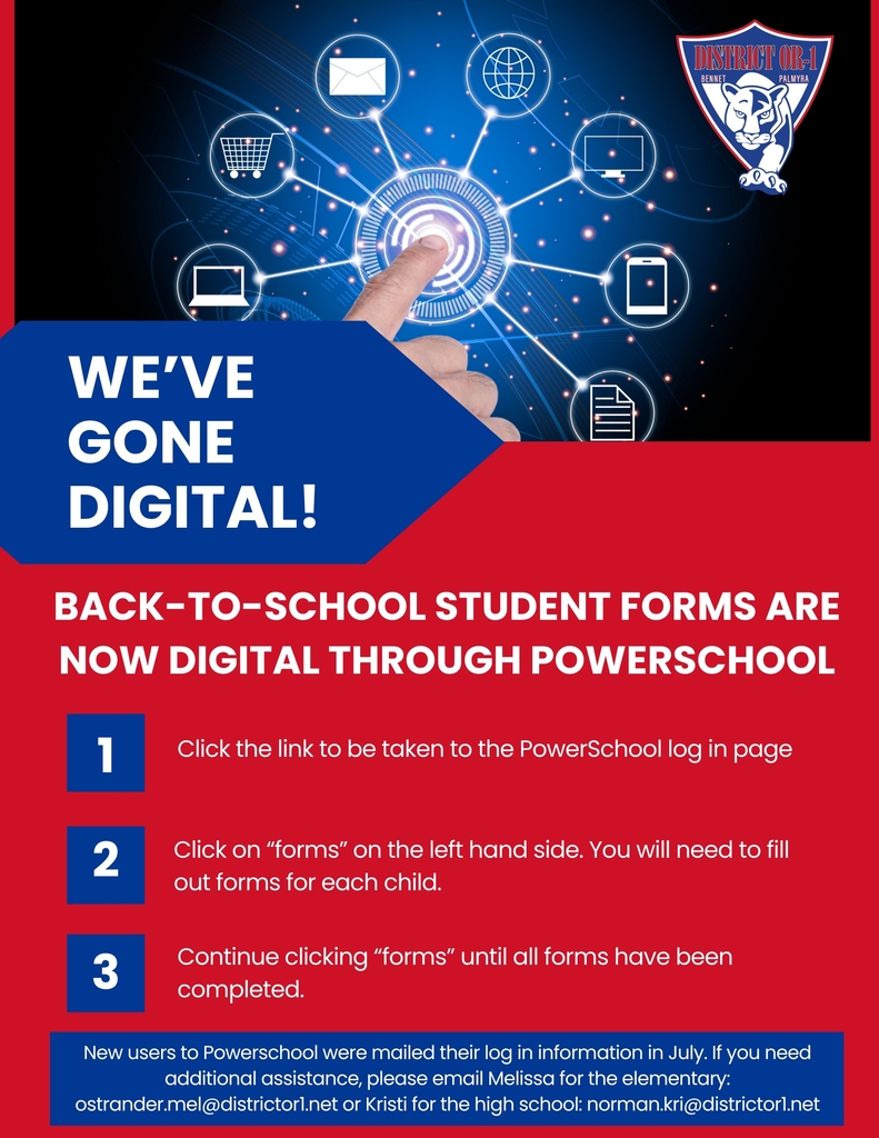 Back To School Forms are Digital