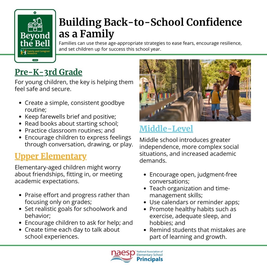 Building Back to School Confidence Guide