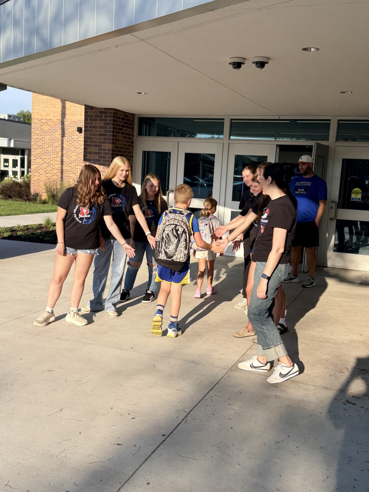 Volleyball Team Giving High Fives