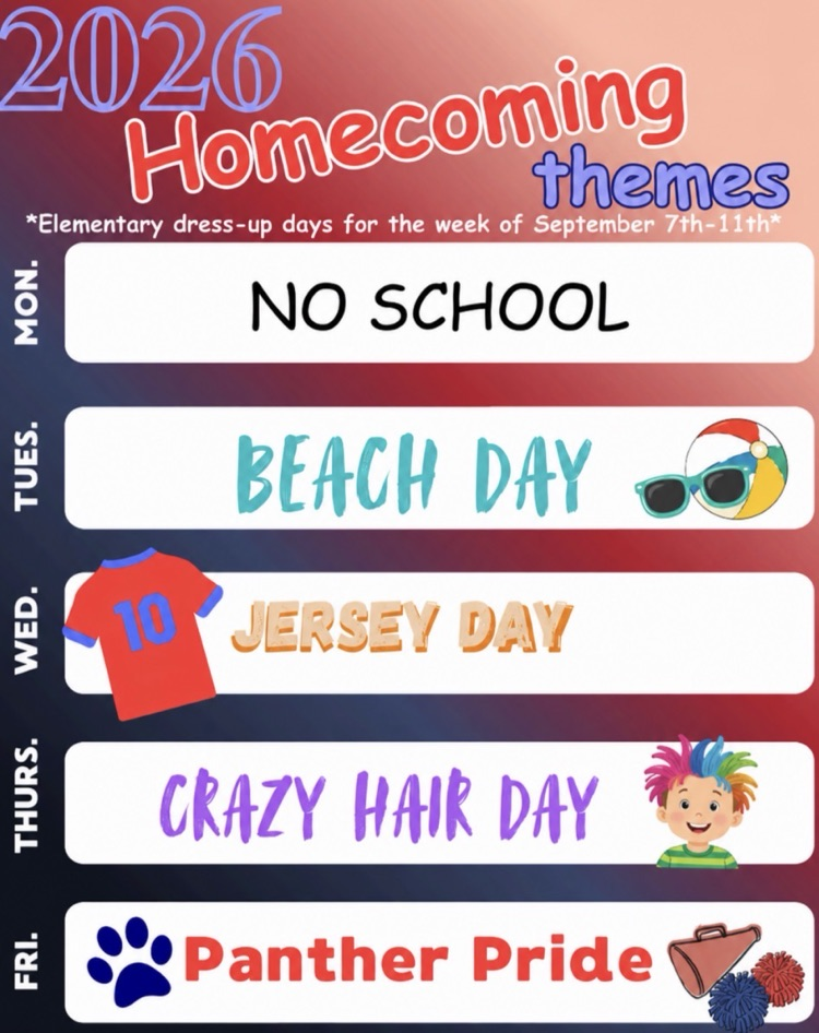 Elementary Homecoming Dress Up Days 