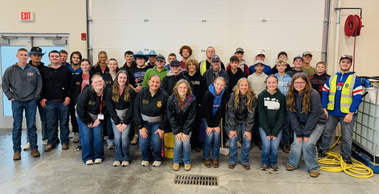 FFA and welding students attending Husker Harvest Days