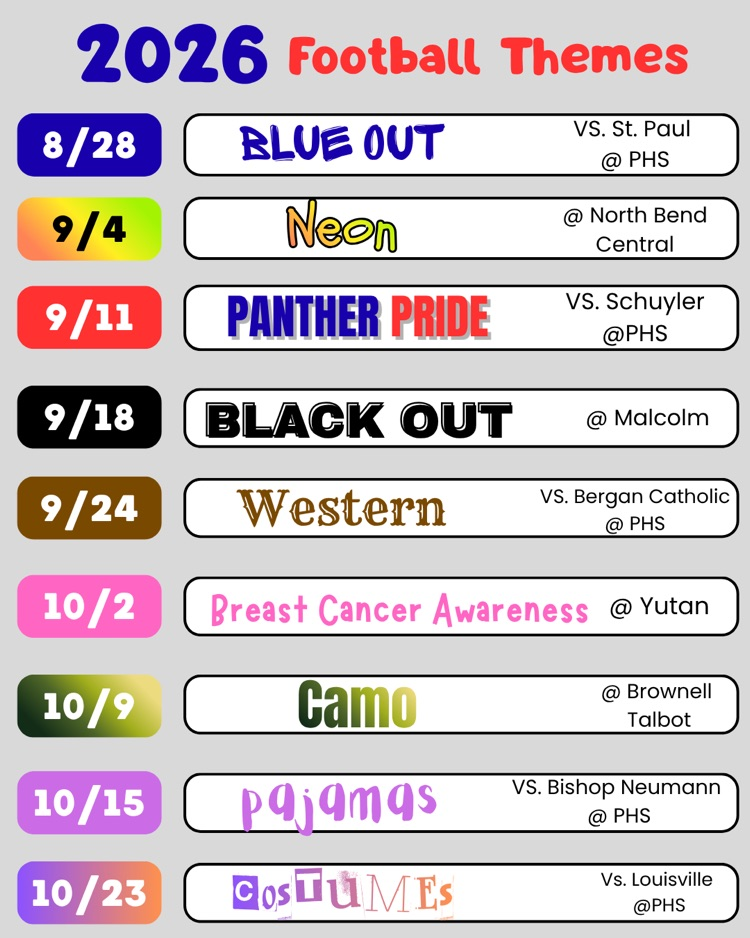2026 Football Themes