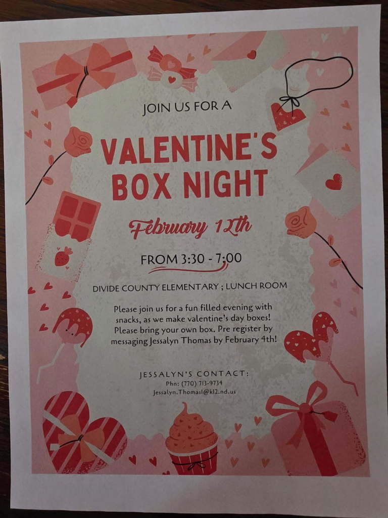 Valentines Box Night coming soon!