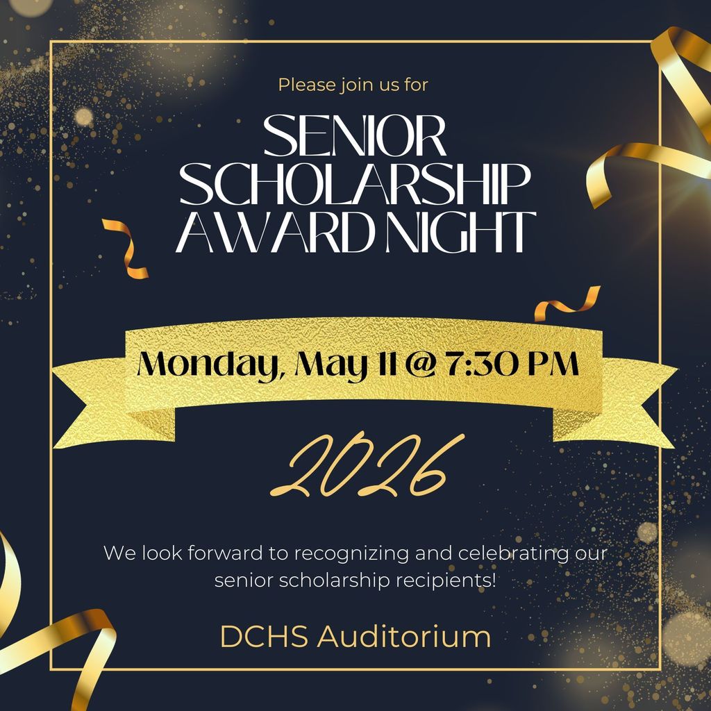 Scholarship Night, May 11 @ 7:30