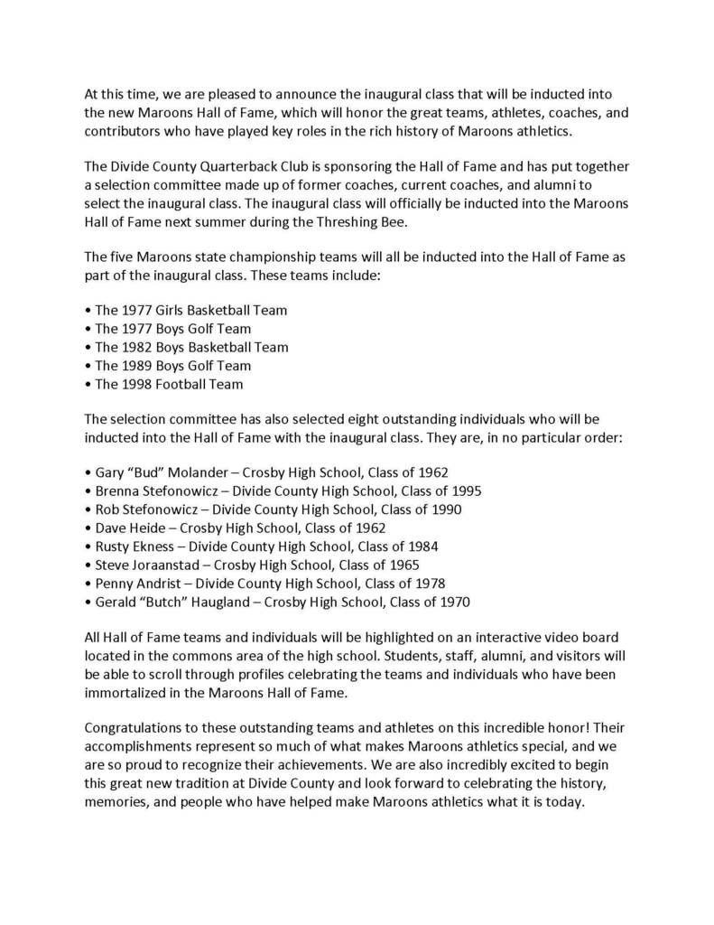 announcement