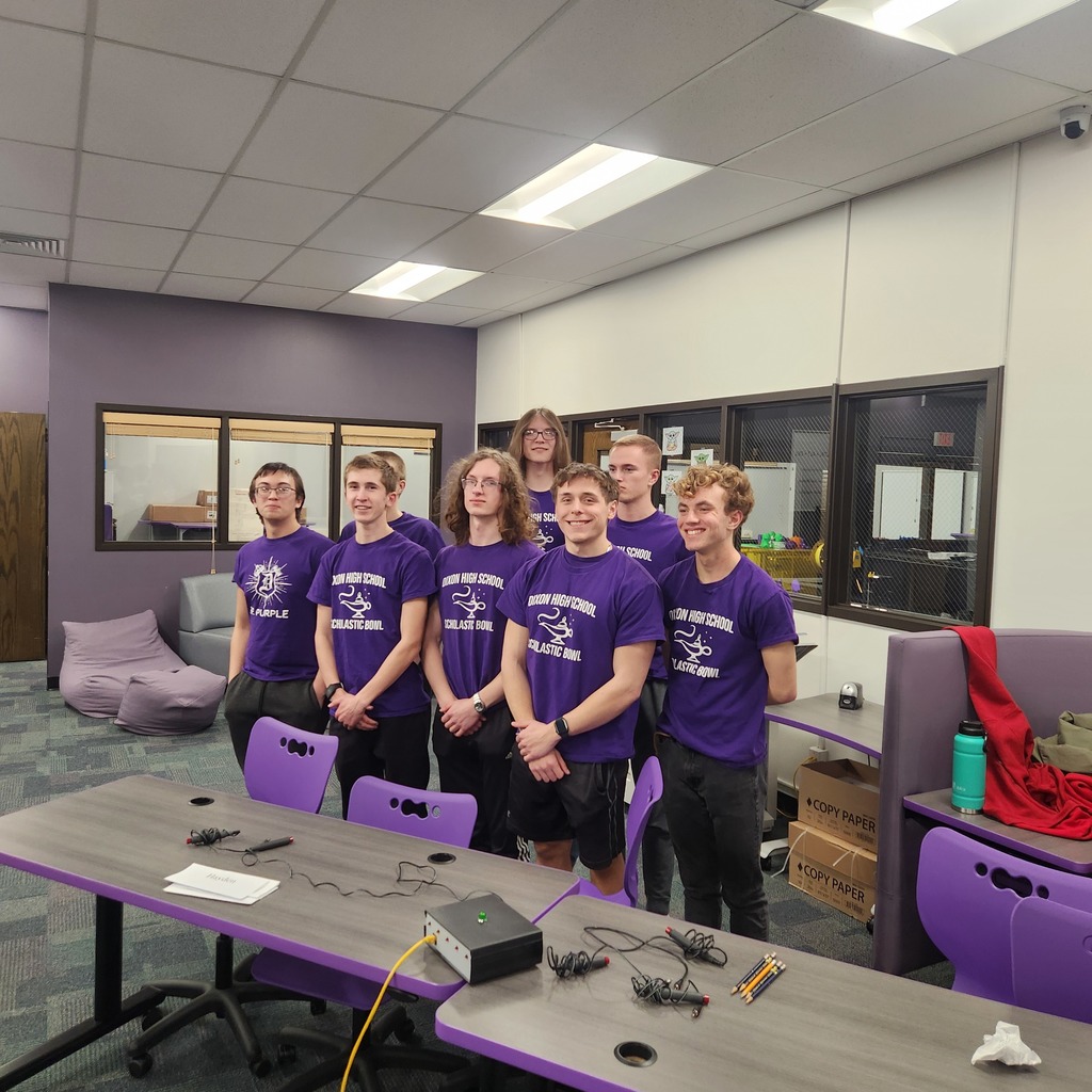 scholastic bowl regional championship team posing for photo