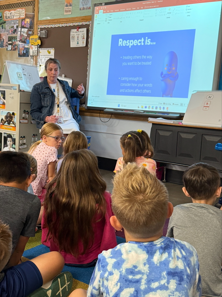 Mrs. Conderman's class learning baout respect