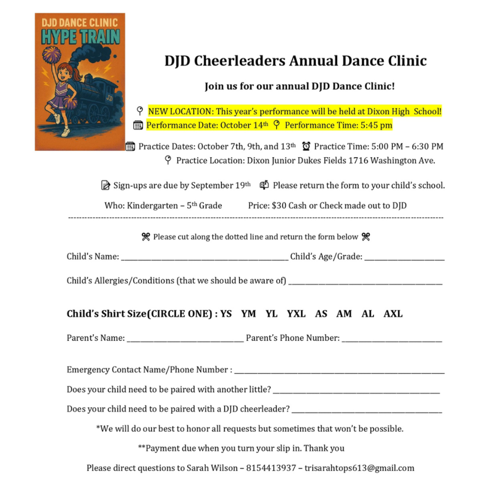 dance flyer 25-26