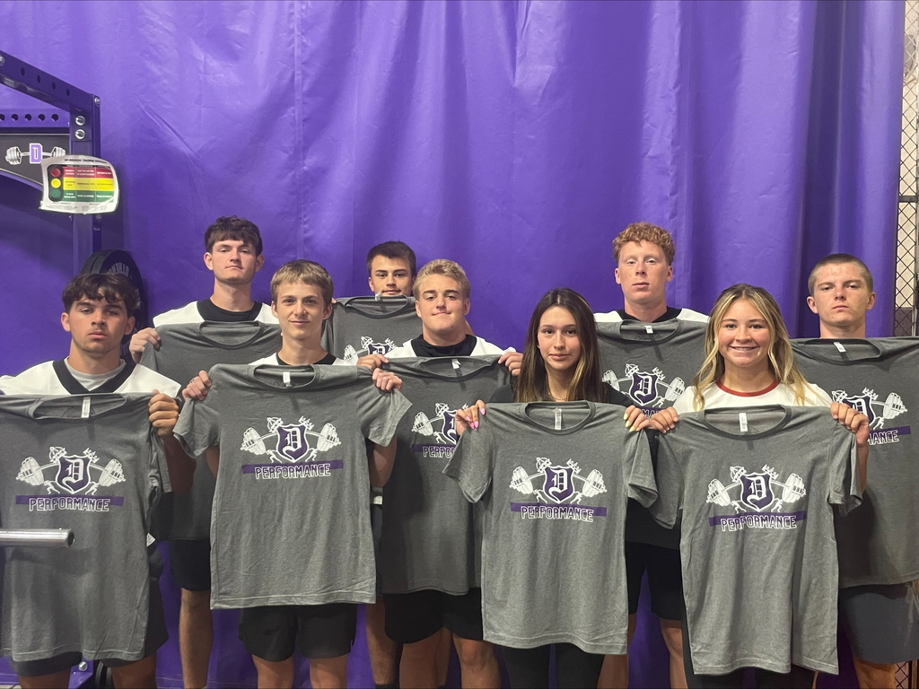 dixon performance athletes holding tshirts