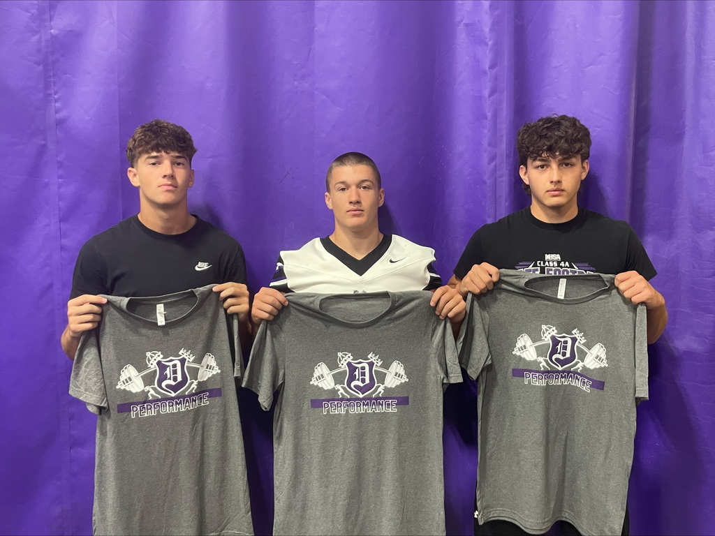 dixon performance athletes holding tshirts