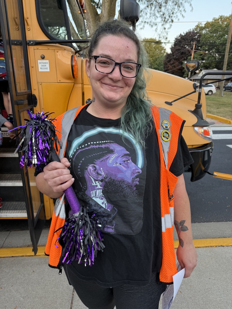 Ms. Insley and her spirit stick