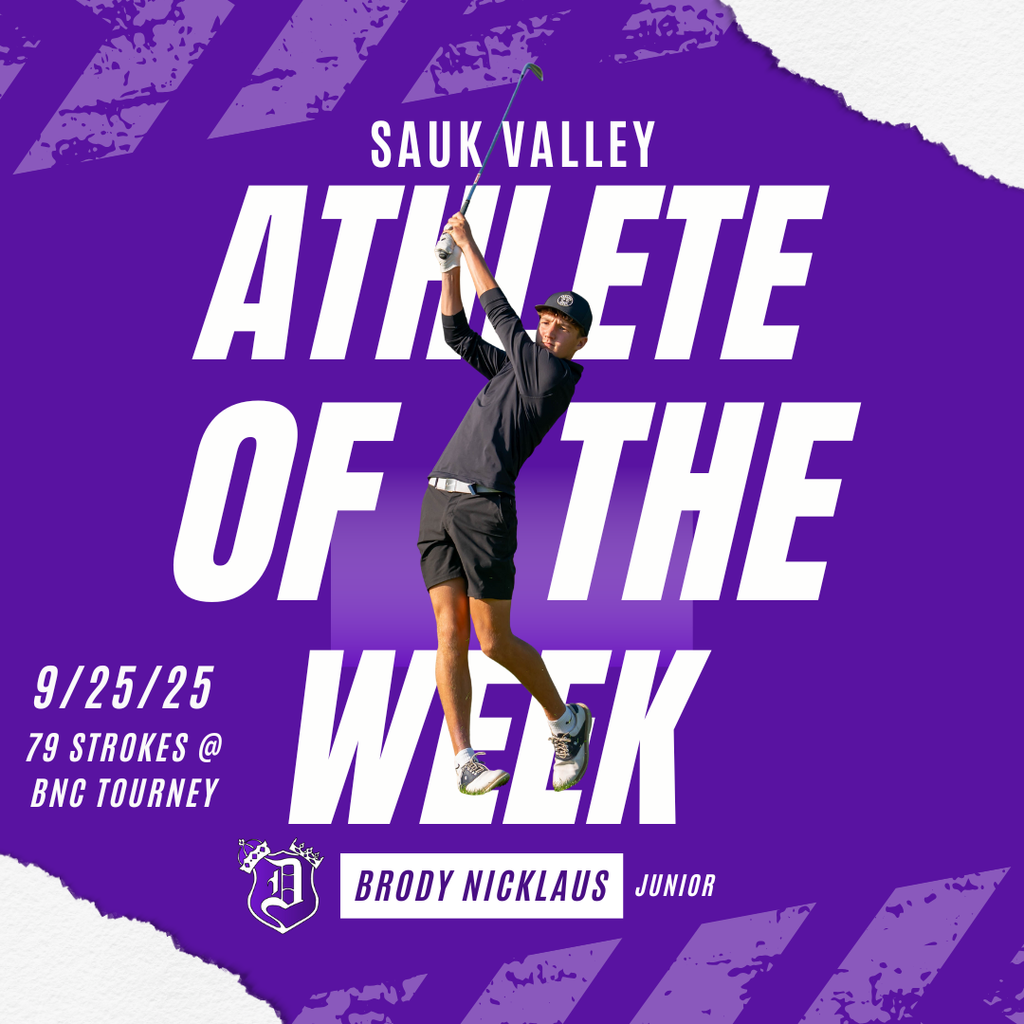 Brody Nicklaus Sauk Valley Athlete of the Week