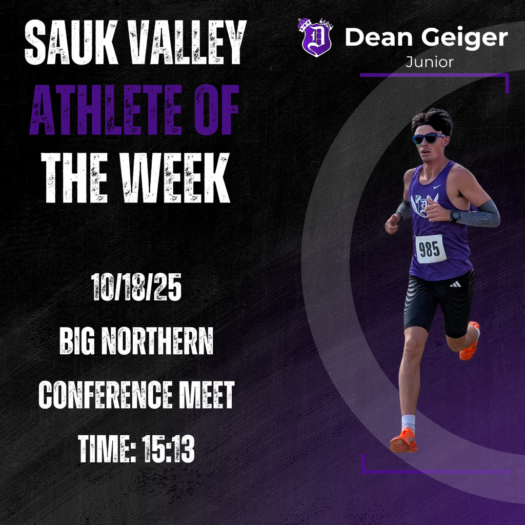 Dean Geiger Sauk Valley Athlete of the Week