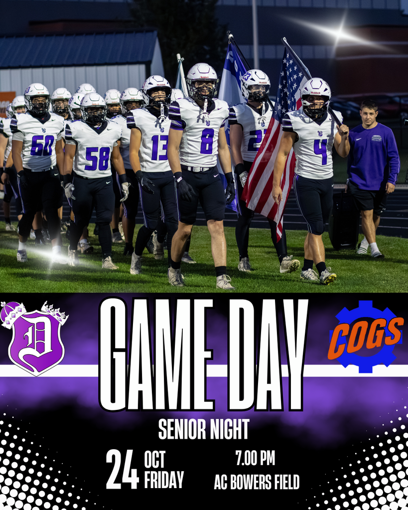 Senior Night football players