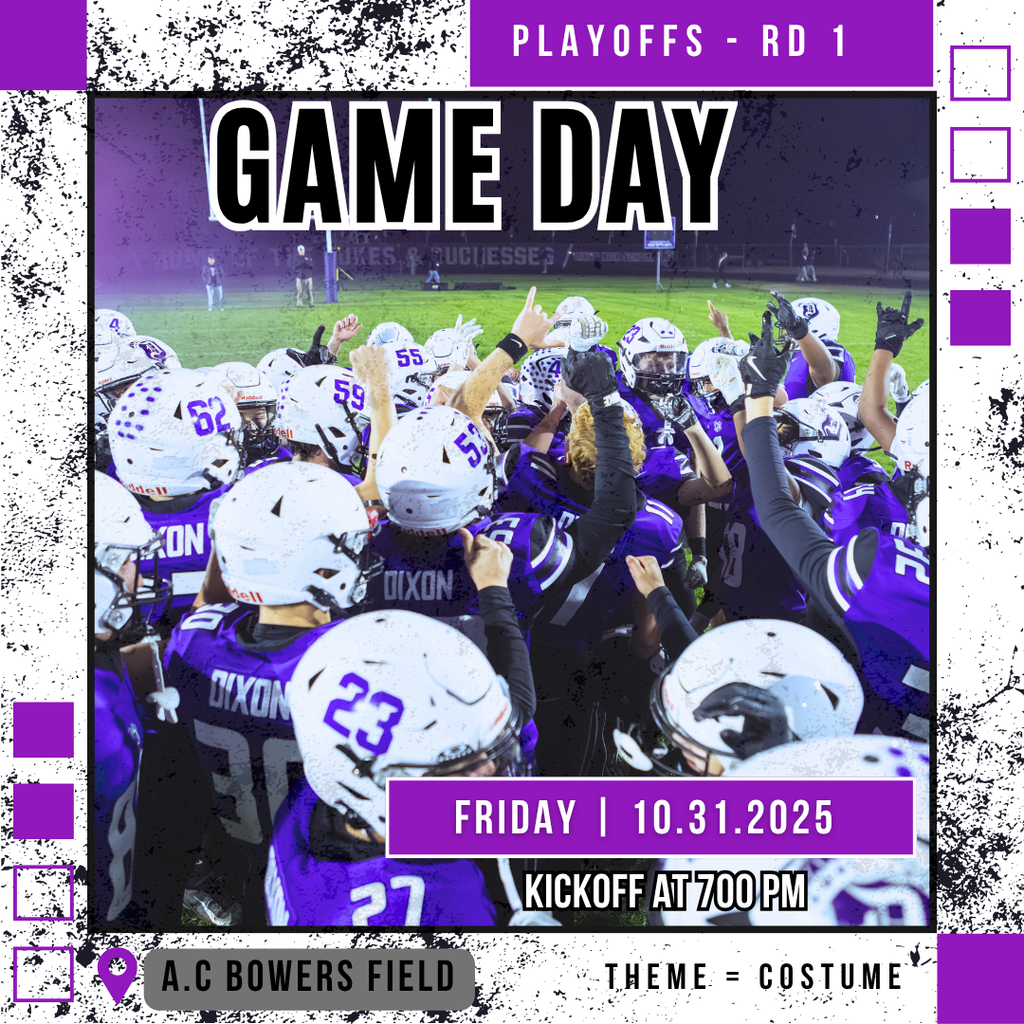 round 1 graphic with varsity boys cheering