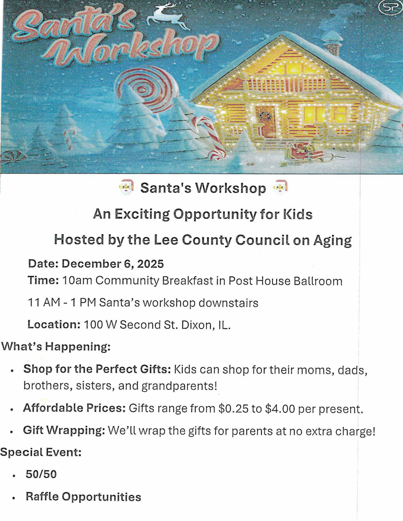 Santas Workshop LCCOA graphic