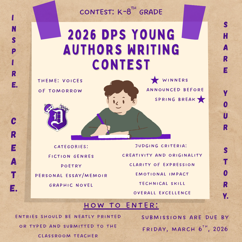young writers contest graphic