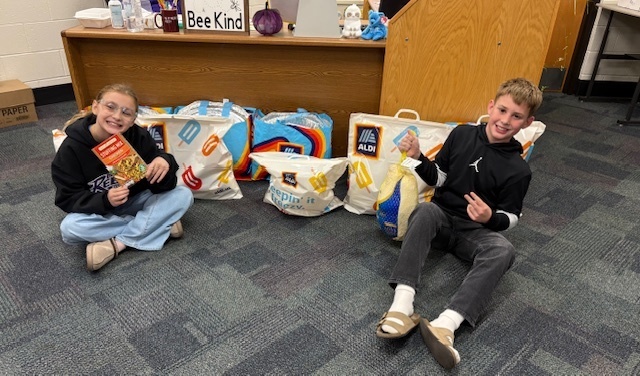 madison students posing with food