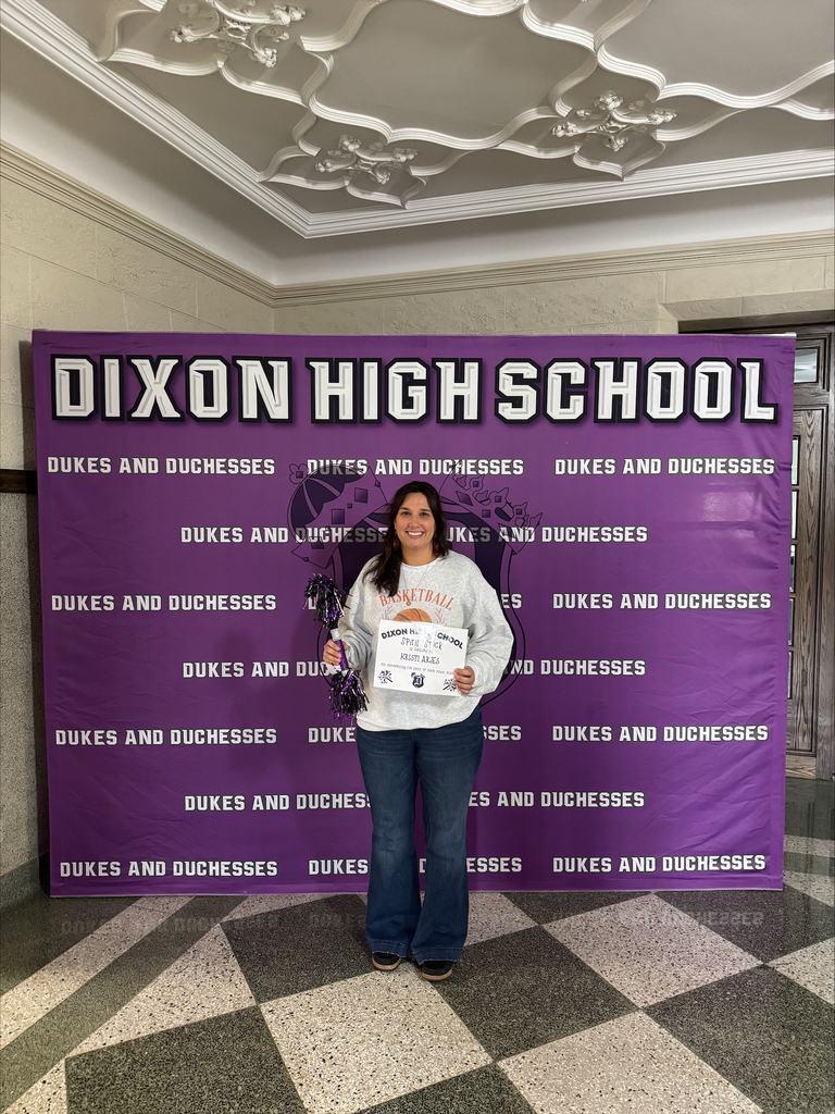 Mrs. Arjes Spirit Stick award winner