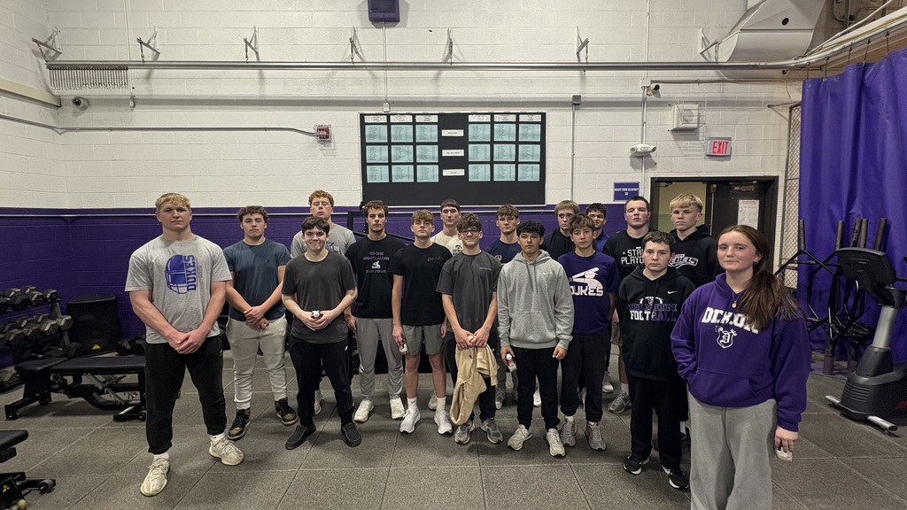 students in the weight room