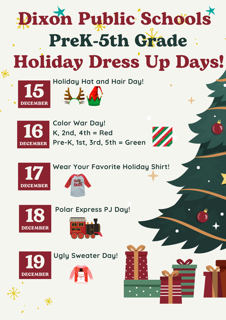 holiday dress up days 