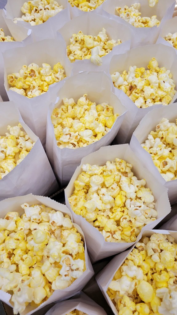 filled popcorn bags 