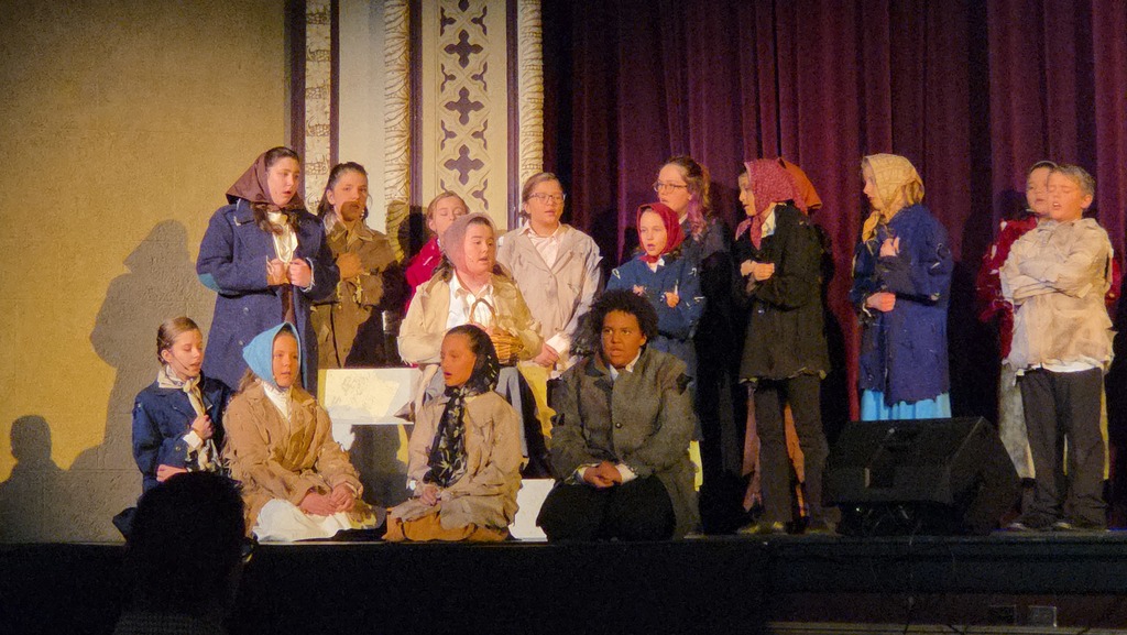 mary poppins jr rehearsal