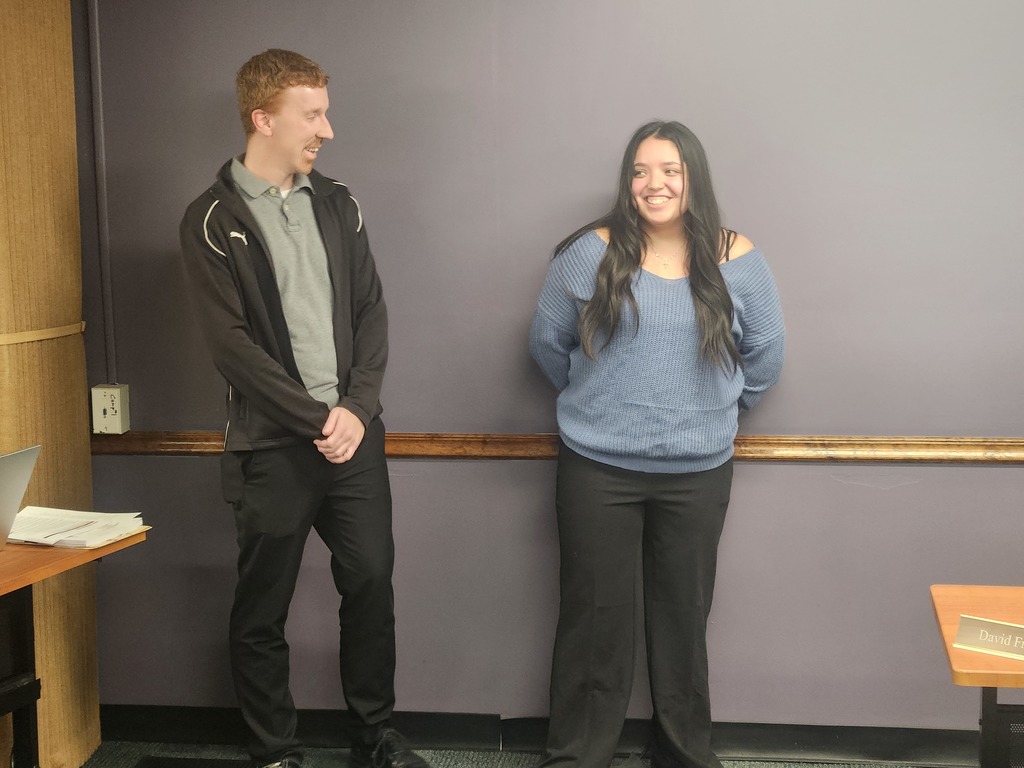 Photo of Assistant Principal Tate and our January DHS student of the month