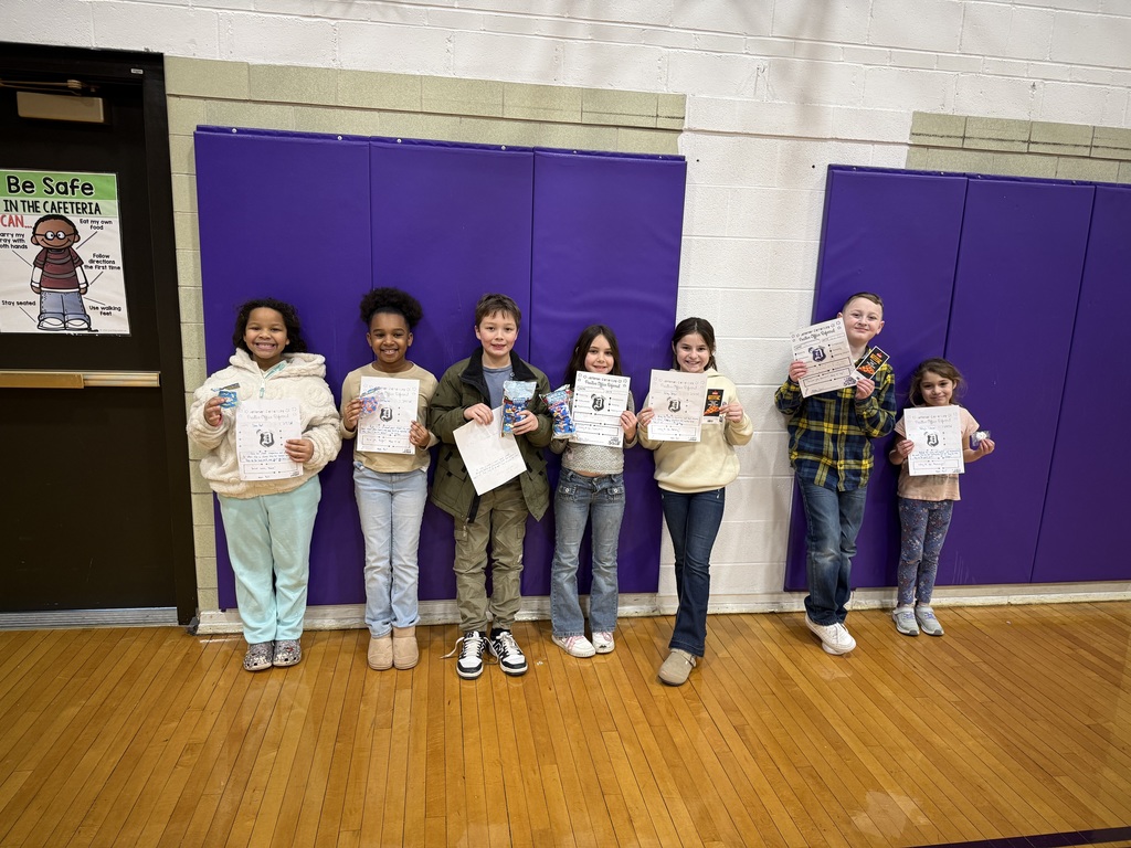 3rd graders with positive office referrals and prizes 