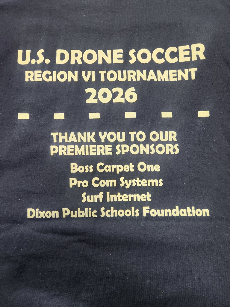 Drone Soccer 2026 Sponsor Graphic