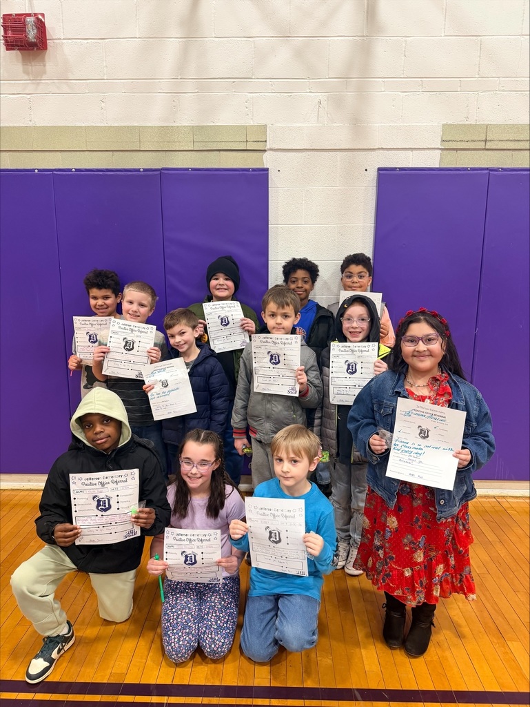 3rd graders with positive office referrals and prizes 