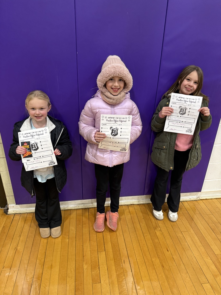 2nd graders with positive office referrals and prizes 
