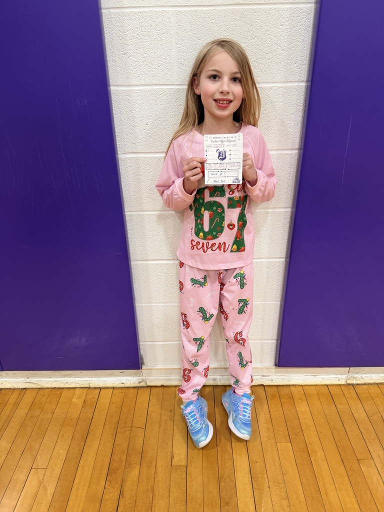 2nd graders with positive office referrals and prizes