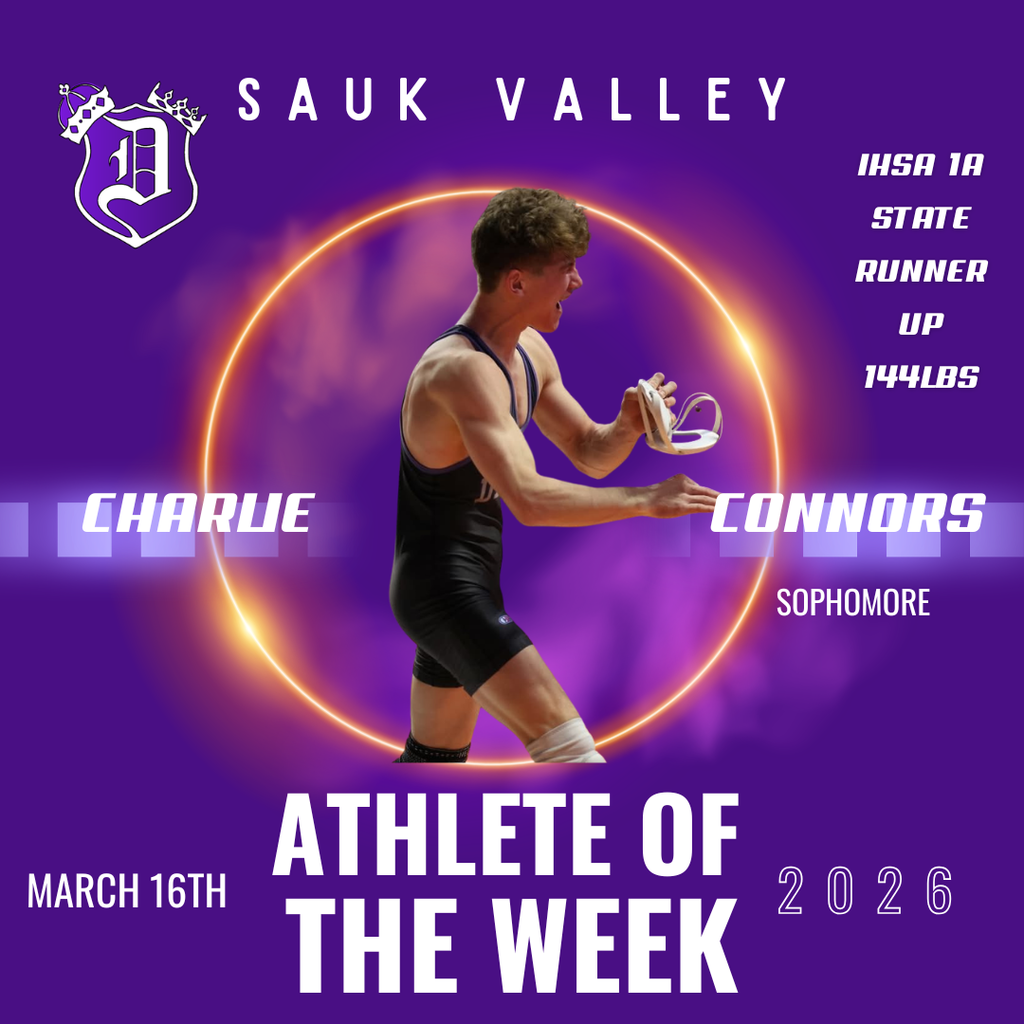 charlie connors athlete of the week graphic